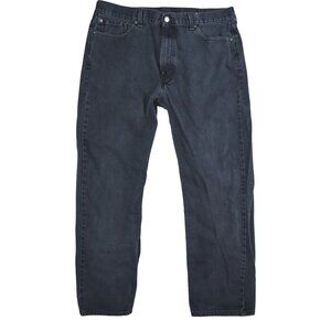 Levi's Men's 505 Size 40x32 Faded Washed Out Black Denim Jeans Grunge Rugged